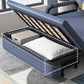 Pillow Included Sofa Futon Cushion Back Round Arms Futon Sleeper Sofa