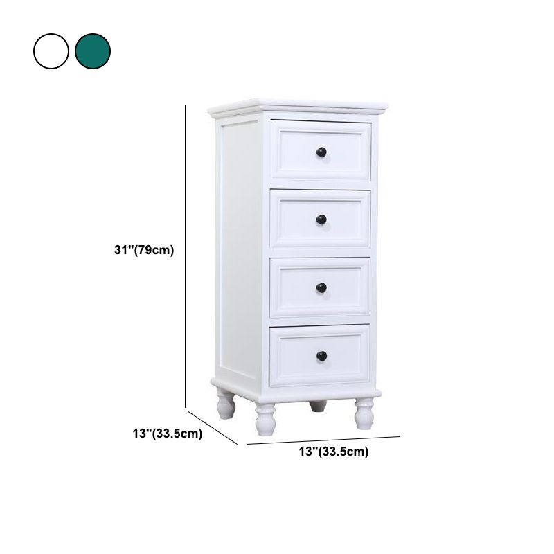 Cassa di accento in legno massiccio con cassetti rettangolo di 13,77 ".