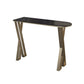 42-inch Height Cocktail Bar Table Glam Style Gold Frame Bar Table for Indoor Clearhalo 'Bar Furniture' 'Bar Tables' 'bar_tables' 'Furniture' 'furniture_bar_tables' 'Kitchen & Dining Furniture' 'kitchen&dining_furn' 'kitchen' 1200x1200_59f9d3d1-59c6-47fa-adcc-8df59b9f1409