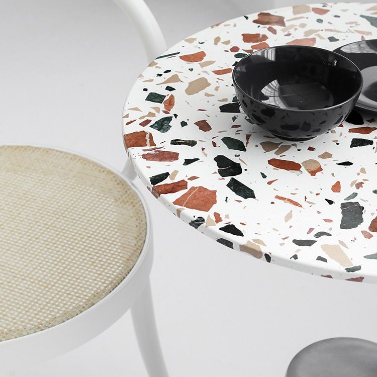 Pedestal Base Traditional Luxury Table Round Concrete Table for Dining Room Clearhalo ' dining_table' 'Dining Tables & Seating' 'Dining Tables' 'furn' 'furn_dining_table' 'Furniture' 'furniture_dining_table' 'Kitchen & Dining Furniture' 'kitchen&dining_furn' 'kitchen' 'kitchen_dining_table' 1200x1200_59fd51ba-57b1-4846-ad31-f606d678d010