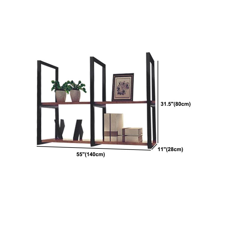 Libreria in legno in legno in legno industriale libreria montata