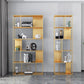 Contemporary Vertical Metal Bookshelf Open Back Bookcase with Shelves Clearhalo 'Bookcases' 'furn' 'furn_bookcases' 'Furniture' 'Office Furniture' 1200x1200_5a020365-423c-4f36-a732-dd0c7222c8df