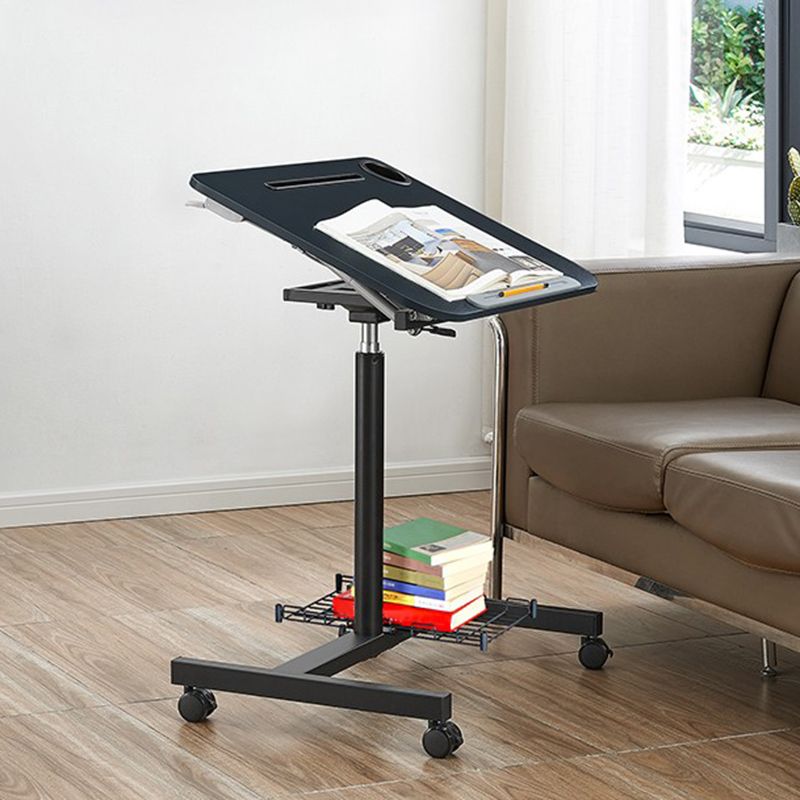 Engineered Wood Writing Desk Rectangle Adjustable Modern Style Computer Desk