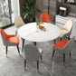 Faux Leather Dining Chair Parsons Home Dining Arm Side Chair Clearhalo 'Dining Chairs' 'Dining Tables & Seating' 'dining_chair' 'furn' 'furn_dining_chair' 'Furniture' 'Kitchen & Dining Furniture' 1200x1200_5a05b4b9-288a-4913-b525-98f26db1701a