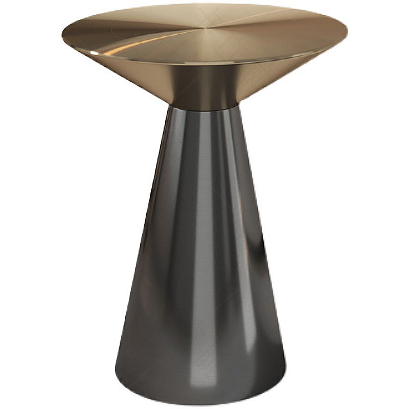 Tabella dell'estremità laterale in metallo Tavolo da estremità laterale minimalista per soggiorno