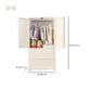 Contemporary Wardrobe Armoire with Drawer Plastic Wardrobe Cabinet Clearhalo 'Armoires & Wardrobes' 'armoires_wardrobes' 'Bedroom Furniture' 'furn' 'furn_armoires_wardrobes' 'Furniture' 1200x1200_5a083d66-934e-4e31-94ad-8732f756eea6