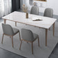 Medieval Modern Sintered Stone Dining Table Rectangle Table with Wooden 4 Legs Clearhalo 'Dining Tables & Seating' 'Dining Tables' 'dining_table' 'furn' 'furn_dining_table' 'Furniture' 'furniture_dining_table' 'Kitchen & Dining Furniture' 'kitchen' 'kitchen_dining_table' 1200x1200_5a0a867b-ce67-46c1-a3b7-57c010d8965d
