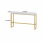 Rectangle Bistro Bar Height Cocktail Table Marble Footrest Indoor Bar Table in Gold Clearhalo 'Bar Furniture' 'Bar Tables' 'bar_tables' 'furn' 'furn_bar_tables' 'Furniture' 'furniture_bar_tables' 'Kitchen & Dining Furniture' 1200x1200_5a0cc648-4e11-473c-8af0-e679c390e689