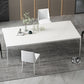 Modern White Sintered Stone Dining Table Rectangle Home Use Table with 4 Legs Clearhalo ' dining_table' 'Dining Tables & Seating' 'Dining Tables' 'Furniture' 'furniture_dining_table' 'Kitchen & Dining Furniture' 'kitchen&dining_furn' 'kitchen' 'kitchen_dining_table' 1200x1200_5a0dc06f-7339-4a19-9e8f-8f19f78ecb2e