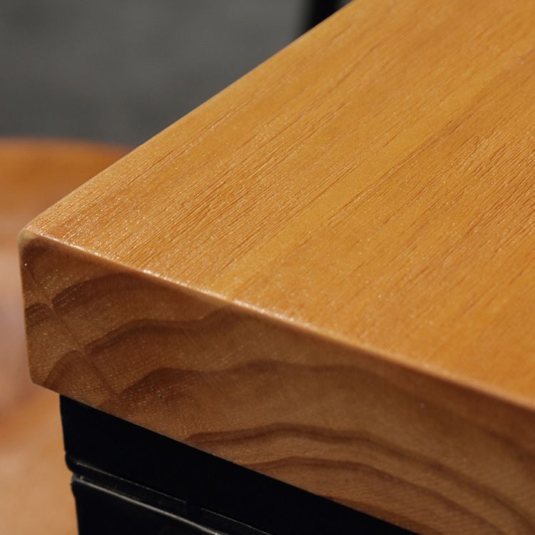 Modern Rectangle Wood Cocktail Bar Table Footrest Indoor Bar/Dinette Table Clearhalo 'Bar Furniture' 'Bar Tables' 'bar_tables' 'furn' 'furn_bar_tables' 'Furniture' 'furniture_bar_tables' 'Kitchen & Dining Furniture' 'kitchen&dining_furn' 'kitchen' 1200x1200_5a101ef2-0c41-4756-8636-2c79cdeb8c1a