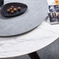Stone Dining Table Simple Style Round Dining Site Table with Turntable Clearhalo ' dining_table' 'Dining Tables & Seating' 'Dining Tables' 'furn' 'furn_dining_table' 'Furniture' 'furniture_dining_table' 'Kitchen & Dining Furniture' 'kitchen&dining_furn' 'kitchen' 'kitchen_dining_table' 1200x1200_5a109216-4570-4030-ace1-d49cdb85306c