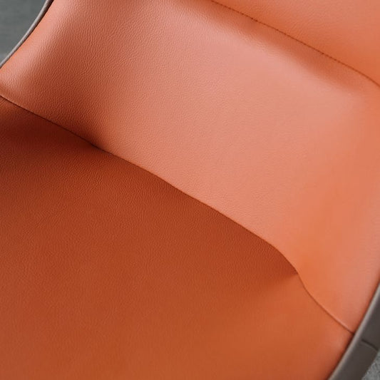 Chaise latéral contemporaine ensemble chaises latérales en faux cuir pour cuisine