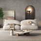 Modernism Cream Cat-Shaped Sofa Pillow Top Arm Wool Sofa - 39.37" D Clearhalo 'furn' 'furn_sofas' 'Furniture' 'Living Room Furniture' 'Sofa' 'sofas' 1200x1200_5a1655d6-424f-46b0-a627-b801b127d1d0