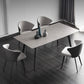 Industrial Style Sintered Stone Dining Table Metallic Base Rectangle Table for Home Clearhalo ' dining_table' 'Dining Tables & Seating' 'Dining Tables' 'Furniture' 'furniture_dining_table' 'Kitchen & Dining Furniture' 'kitchen&dining_furn' 'kitchen' 'kitchen_dining_table' 1200x1200_5a182314-85ac-4ea7-9c5a-b6b097c76b02