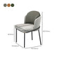 Kitchen Upholstered Side Chair Glam Style Parsons Armless Chair