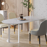 Contemporary Dining Table Sintered Stone Table with Sled Base for Dining Clearhalo ' dining_table' 'Dining Tables & Seating' 'Dining Tables' 'furn' 'furn_dining_table' 'Furniture' 'furniture_dining_table' 'Kitchen & Dining Furniture' 'kitchen&dining_furn' 'kitchen' 'kitchen_dining_table' 1200x1200_5a190e2d-e40c-44a6-b102-68fbe5c7f205