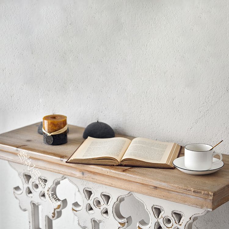 Tavolo da accento in legno di campagna francese tavolo di divano console rettangolare per sala