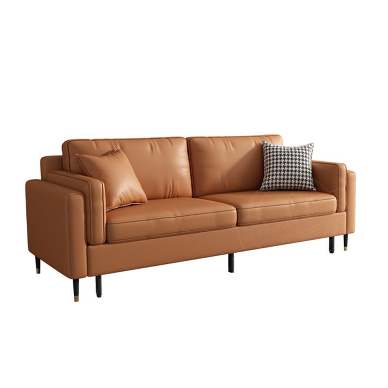 33" Wide Contemporary Sleeper Sofa Futon Orange Sleeper Sofa