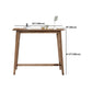 Table de pub rectangulaire de 1/3 pièces modernes ensemble de comptoirs en bois pour salle à manger