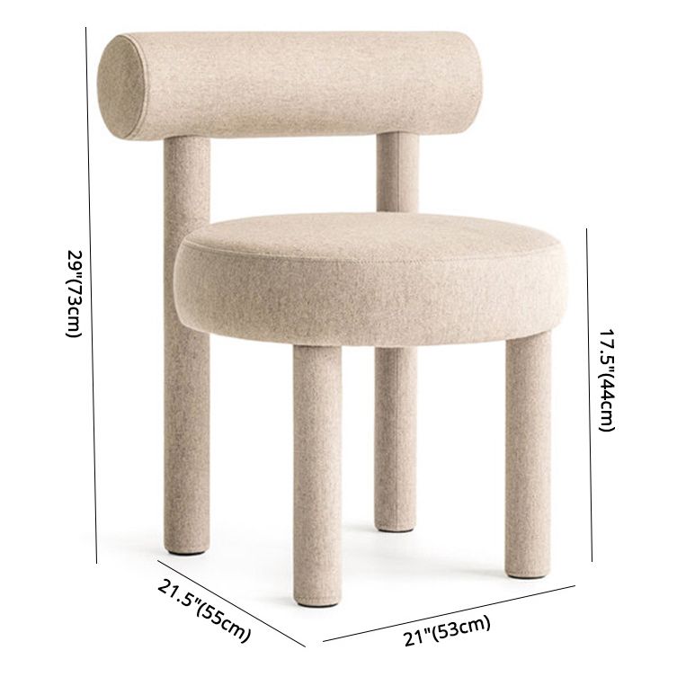 Contemporary Style Matte Finish Side Chair Open Back Dining Side Chair for Dining Room Clearhalo ' kitchen&dining_furn' 'Dining Chairs' 'Dining Tables & Seating' 'dining_chair' 'Furniture' 'furniture_dining_chair' 'Kitchen & Dining Furniture' 'kitchen' 1200x1200_5a1d198b-4d4b-447a-9dac-a04135cb4096