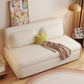 Scandinavian Foldable Futon Sleeper White Futon Sleeper Sofa Bed