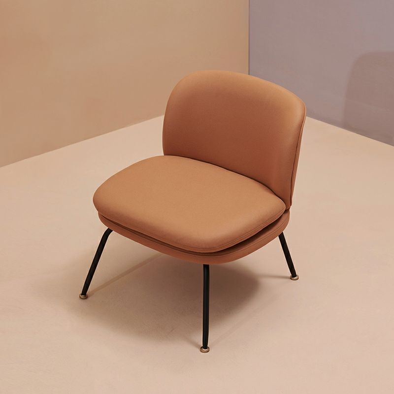 25.59 "Brede armloze stoel Lederen stoel voor woonkamer, vlekbestendig