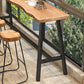 Pine Solid Wood Bar Dining Table Industrial Rectangle Bar Height Table Clearhalo 'Bar Furniture' 'Bar Tables' 'bar_tables' 'furn' 'furn_bar_tables' 'Furniture' 'Kitchen & Dining Furniture' 1200x1200_5a207226-b982-44c8-9a9a-dd99ab9e7795