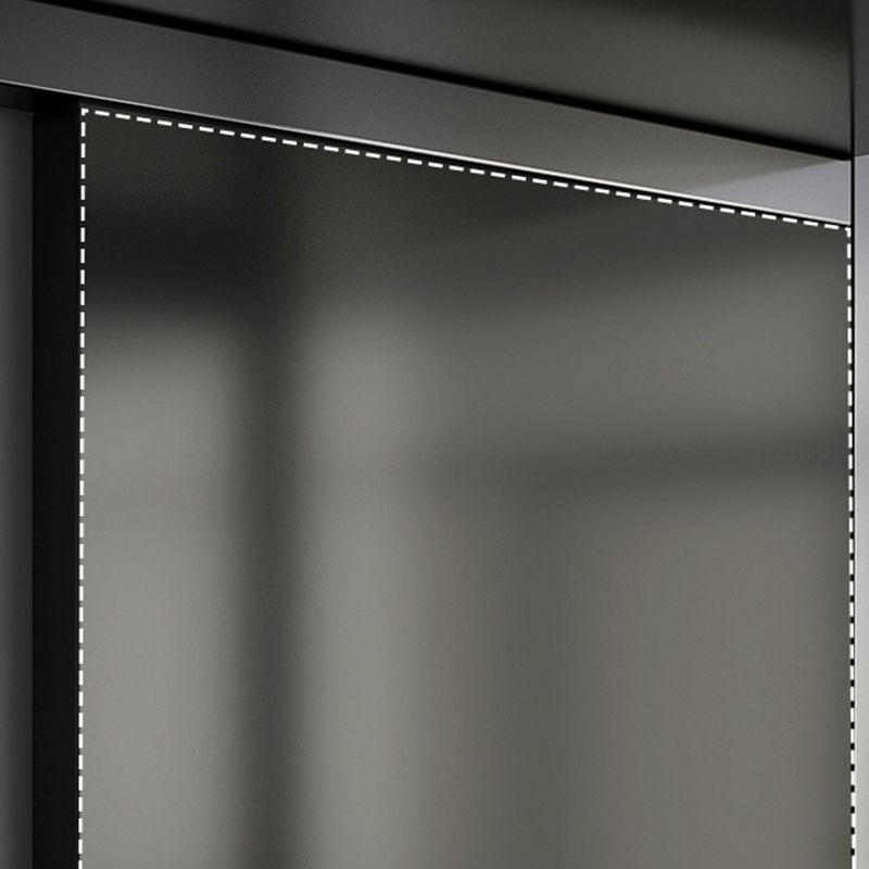 Industrial Metal Etagere Bookcase Open Back Bookshelf for Home Office Clearhalo 'Bookcases' 'Furniture' 'furniture_bookcases' 'kitchen' 'kitchen_bookcases' 'Living Room Furniture' 'Office Furniture' 1200x1200_5a25171d-df74-4192-a683-4fbd26d1e007