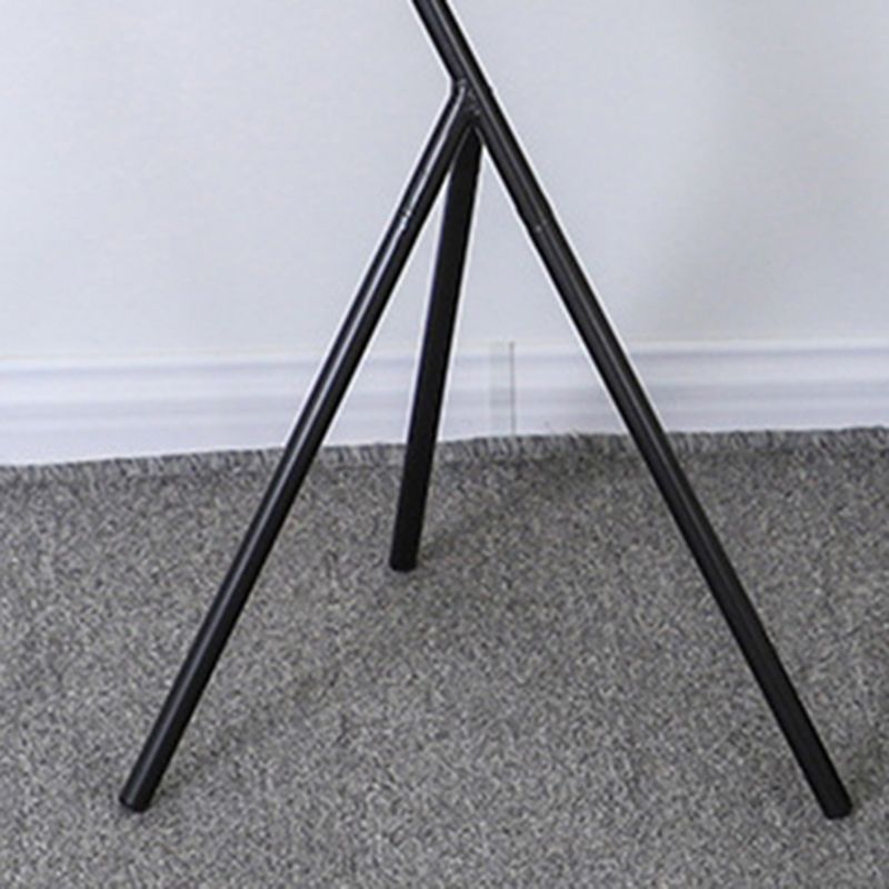 Modern Simple Iron Round Side Table Dia 17.7" 3 Legs End Table