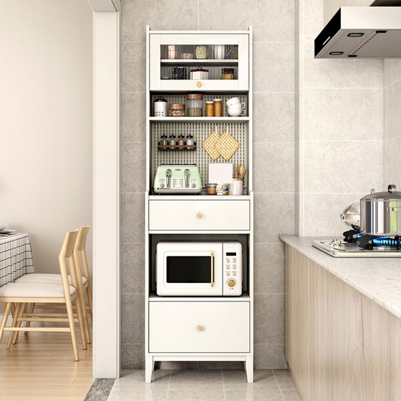 Pastel de piedra contemporáneo Buffet Singer Buffet con gabinetes y cajones