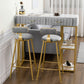 Glam Rectangle Indoor Bar Dining Table White Marble Bistro Table with Drawer Clearhalo 'Bar Furniture' 'Bar Tables' 'bar_tables' 'furn' 'furn_bar_tables' 'Furniture' 'furniture_bar_tables' 'Kitchen & Dining Furniture' 'kitchen&dining_furn' 'kitchen' 1200x1200_5a2b9984-5b69-493f-b28a-771dd077f375