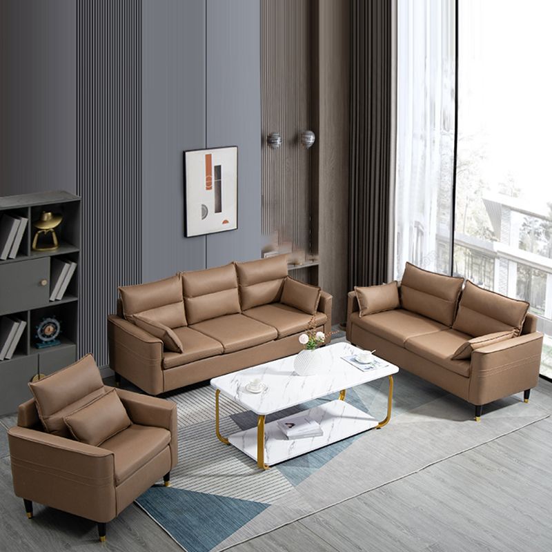 正方形の腕の枕バックリビングルームの固定席