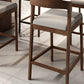 Table de bar rectangulaire de style industriel, ensemble de 1/2/5 pièces en bois pour la cuisine