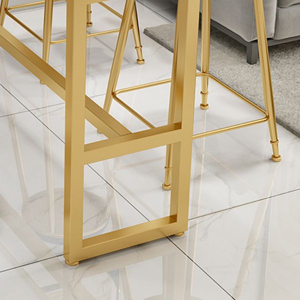 Traditional Luxury Bar Table Rectangle Stone Bar Table with Trestle Base Clearhalo 'Bar Furniture' 'Bar Tables' 'bar_tables' 'furn' 'furn_bar_tables' 'Furniture' 'furniture_bar_tables' 'Kitchen & Dining Furniture' 1200x1200_5a2ec0a9-4041-4129-a6d8-2ccdbb605c40