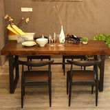 Rectangle Dining Furniture Solid Wood Dining Table for Dining Room