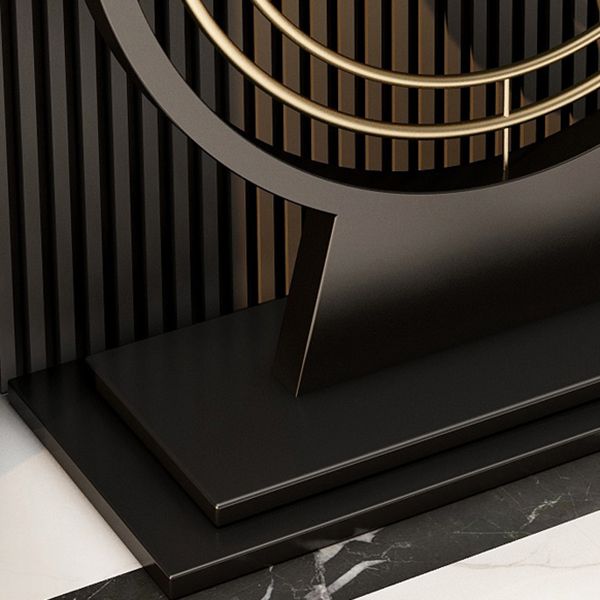 31.5" Tall Hall Console Table Stone Rectangle Accent Table for Hall