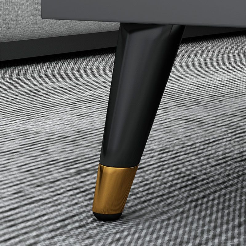 Rectangle White and Grey Modern Coffee Table with Four Legs for Living Room Clearhalo 'Coffee & Accent Tables' 'Coffee Tables' 'coffee_tables' 'furn' 'furn_coffee_tables' 'Furniture' 'furniture_coffee_tables' 'Living Room Furniture' 1200x1200_5a330826-9893-4f3f-88a4-175a5bcb292a