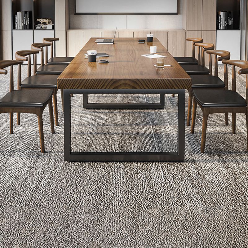 29.53-inch lange kantoor bureau industrieel vast hout schrijfde bureau