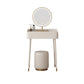 Tavolo da vanità in ardesia sgabello set da vanità bianco con specchio delle luci