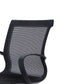 Mid-back Swivel/Tilt Chair Black Bureau Chair Fixed Arms Desk Chair