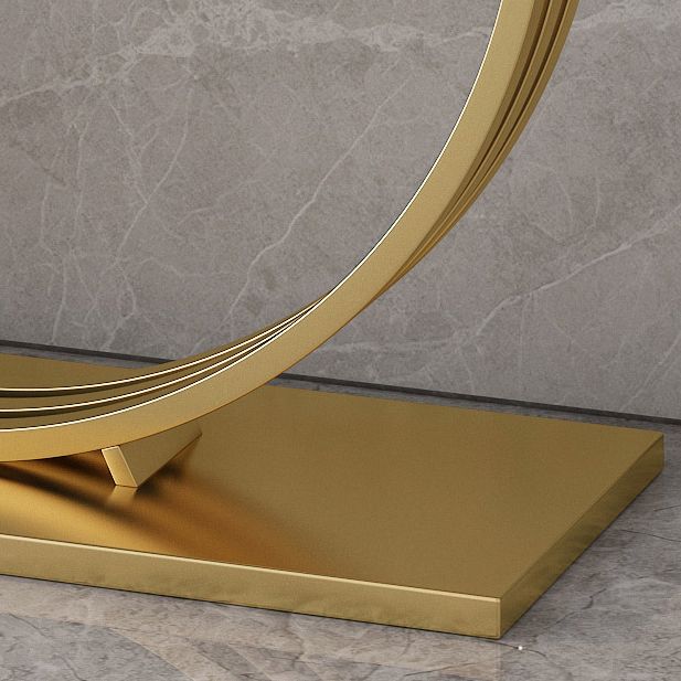 31.5-inch Tall Marble Console Table Rectangle End Table with Shelf Clearhalo 'Console Tables' 'console_tables' 'Entry & Mudroom Furniture' 'furn' 'furn_console_tables' 'Furniture' 1200x1200_5a38f57f-b400-4c4b-aaf1-cdfd04bc8721