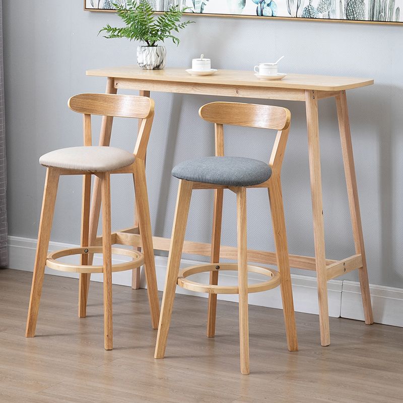 Modern Backrest Armless Counter Stool Wood Household Bar Stool with Cushion Clearhalo 'Bar Furniture' 'Bar Stools' 'bar_stools' 'furn' 'furn_bar_stools' 'furniture_bar_stools' 'Kitchen & Dining Furniture' 'kitchen&dining_furn' 'kitchen' 'kitchen_furn' Furniture' 1200x1200_5a3a79de-7f0a-49fb-8fa5-de1b8ad22c9c