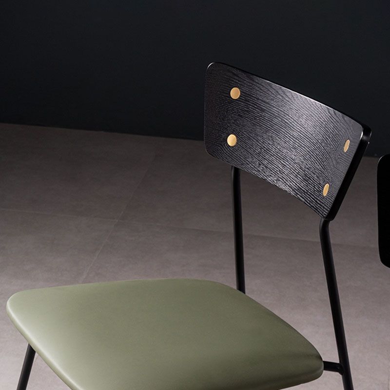 Industrial Style Chair Kitchen Armless Chair with Metal Legs Clearhalo 'Dining Chairs' 'Dining Tables & Seating' 'dining_chair' 'furn' 'furn_dining_chair' 'Furniture' 'furniture_dining_chair' 'Kitchen & Dining Furniture' 1200x1200_5a3b4118-ad0e-485b-a2ab-6c507d726f3d