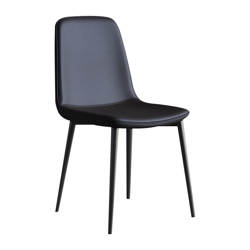 Contemporary Style Chair Kitchen Armless Chairs with Metal Legs Clearhalo 'Dining Chairs' 'Dining Tables & Seating' 'dining_chair' 'furn' 'furn_dining_chair' 'Furniture' 'furniture_dining_chair' 'Kitchen & Dining Furniture' 1200x1200_5a3bcb92-ed74-4249-a0d0-a5a9eb7660cb