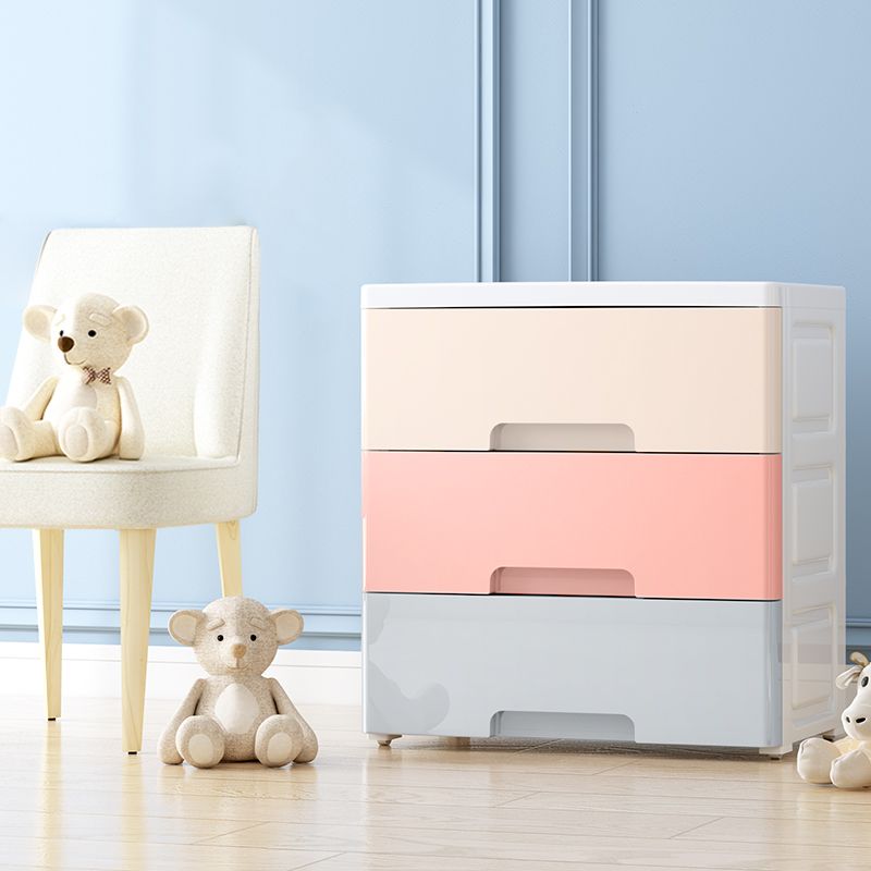 Hedendaagse plastic opbergkast met lade niet-hangende paure