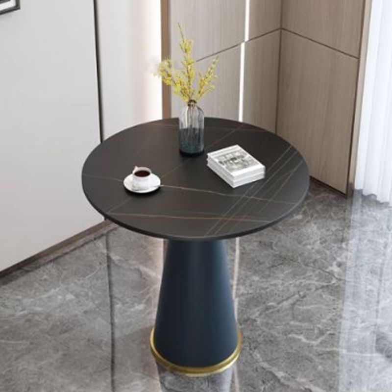 24" L X 24" W Modern Round Side Table with Metal Pedestal Leg Clearhalo 'Coffee & Accent Tables' 'End & Side Tables' 'end_side_table' 'end_side_tables' 'furn' 'furn_end_side_tables' 'Furniture' 'furniture_end_side_table' 'Living Room Furniture' 1200x1200_5a3f0b76-0995-42dd-9969-7f98e22657d4