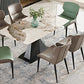 Metal Traditional Luxury Rectangular Table Sintered Stone Dining Table with Pedestal Base Clearhalo ' dining_table' 'Dining Tables & Seating' 'Dining Tables' 'furn' 'furn_dining_table' 'Furniture' 'furniture_dining_table' 'Kitchen & Dining Furniture' 'kitchen&dining_furn' 'kitchen' 'kitchen_dining_table' 1200x1200_5a3f0d4a-6ea9-4f81-901a-da8e64d8efb0