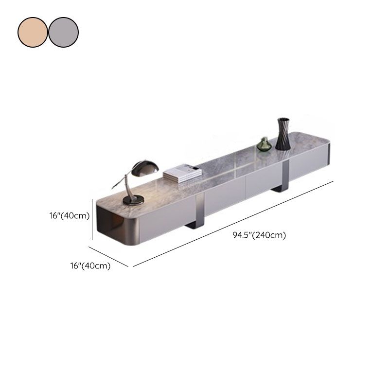 4 Drawers Stone TV Console Glam Media Console with Metal Legs Clearhalo 'furn' 'furn_tv_stands_entertainment_centers' 'Furniture' 'Living Room Furniture' 'TV Stands & Entertainment Centers' 'TV Stands & Media Storage Furniture' 'tv_stands_entertainment_centers' 1200x1200_5a419a1c-7a41-4cf6-b3c7-9f0f465f909e