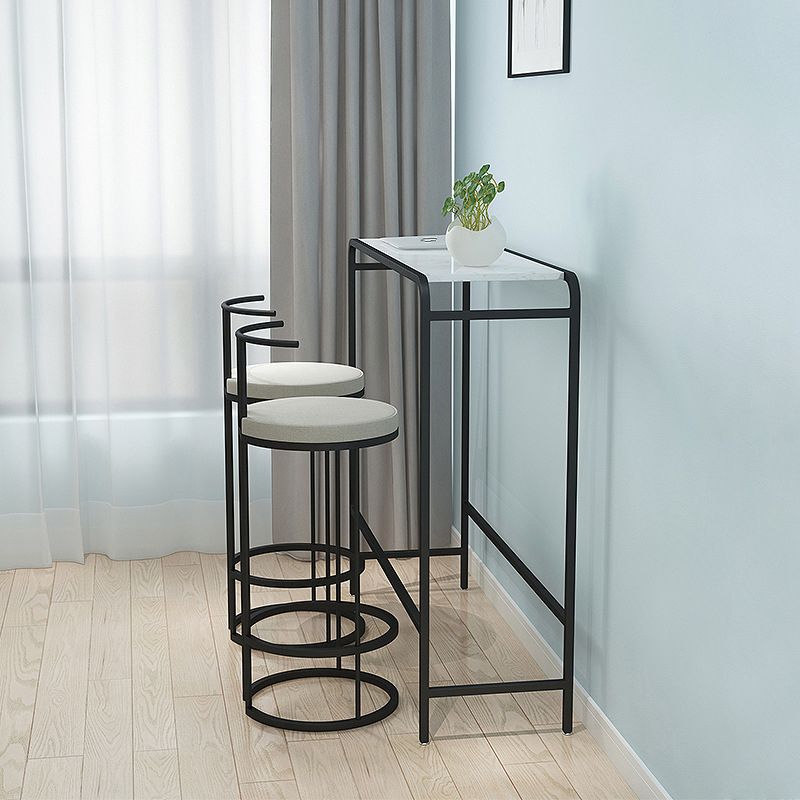 Industrial Pub Dining Set 1/3 Pieces Rectangular Table and Stool Clearhalo 'Bar Furniture' 'furn' 'furn_home_bar_bar_sets' 'Furniture' 'Home Bars & Bar Sets' 'home_bar_bar_sets' 'Kitchen & Dining Furniture' 1200x1200_5a426b6e-29b0-4733-b40c-e225da8d0eb8