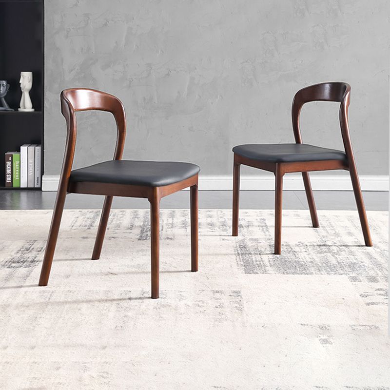 Contemporary Dining Room Solid Wood Side Chair Open Back Dining Side Chair Clearhalo 'Dining Chairs' 'Dining Tables & Seating' 'dining_chair' 'furn' 'furn_dining_chair' 'Furniture' 'furniture_dining_chair' 'Kitchen & Dining Furniture' 1200x1200_5a4b3937-5f2d-4aaf-8235-2b5252020e50